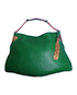 1970 Shoulder Bag, &pound;395, Handbags, Green, Leather, Front view